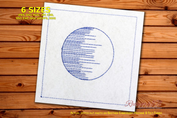 A Craft Fair Review of the Fill Moon Bluework Embroidery Design