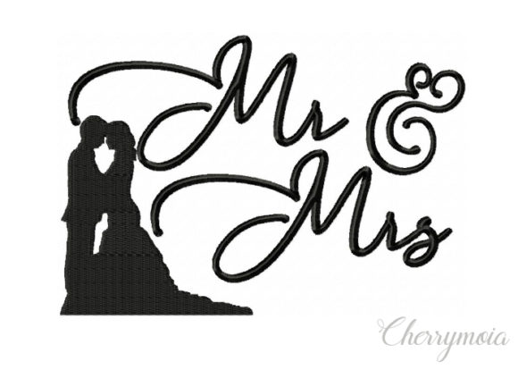 A Designer's Look at the Mr Mrs Embroidery Design for Holiday Creations