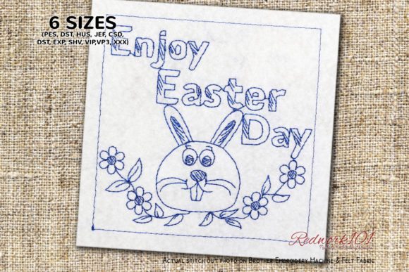 Enjoy Easter Day Bluework: A Designer's Review for Craft Fair Products