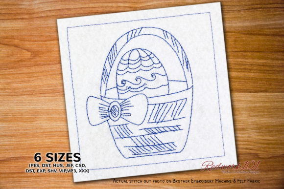 Evaluating the Easter Basket Redwork Design for Real Projects