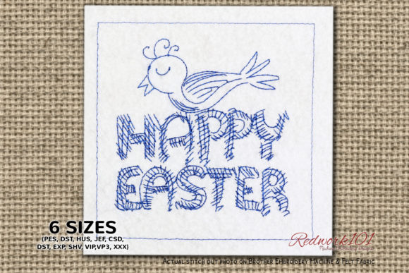 Happy Easter Bird Redwork: An Experienced Designer’s Review