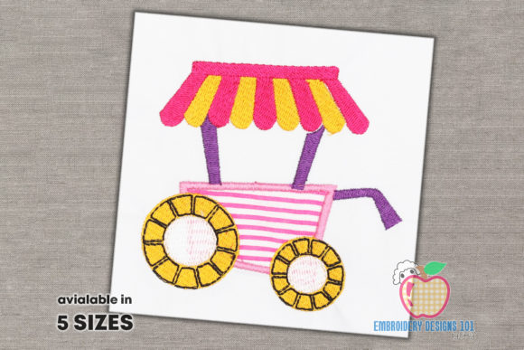 Ice Cream Cart Embroidery: A Designer's Real-World Review