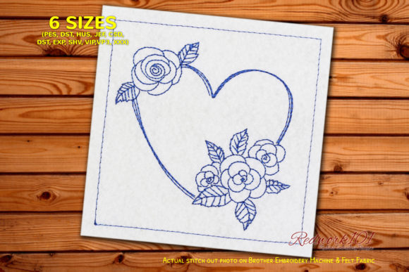 Love Flower Redwork: A Designer's Review for Personal Gifts