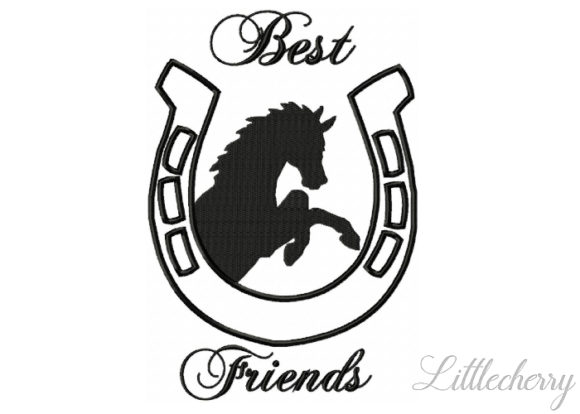Reviewing 'Best Friends': A Horse Embroidery Design for Real Projects