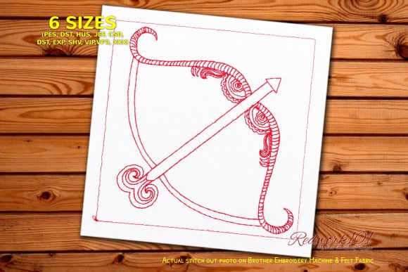 Sagittarius Zodiac Sign Redwork: A Seller's Perspective