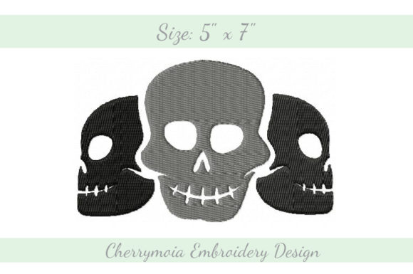 Three Skulls Embroidery: A Designer's Review for Personalized Gifts